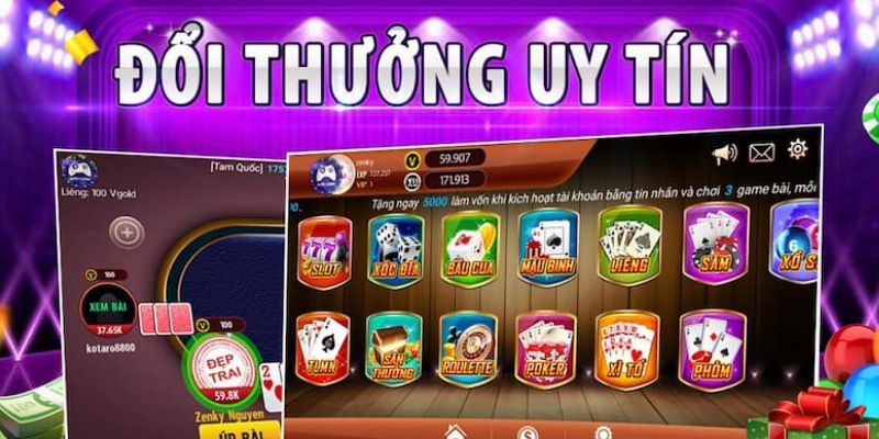 Một số game bài đổi thưởng 123B nổi bật nhất